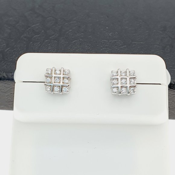 "925 sterling silver luxury CZ earrings for women/girls, Best for gift, RJUS2205 - Picture 10 of 10
